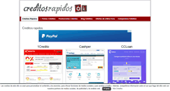 Desktop Screenshot of creditosrapidosok.com